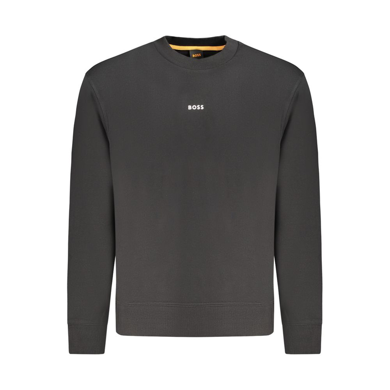 Black cotton men sweatshirt-null