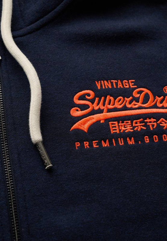 Product image: Neon vintage logo graphic zip hoodie-null
