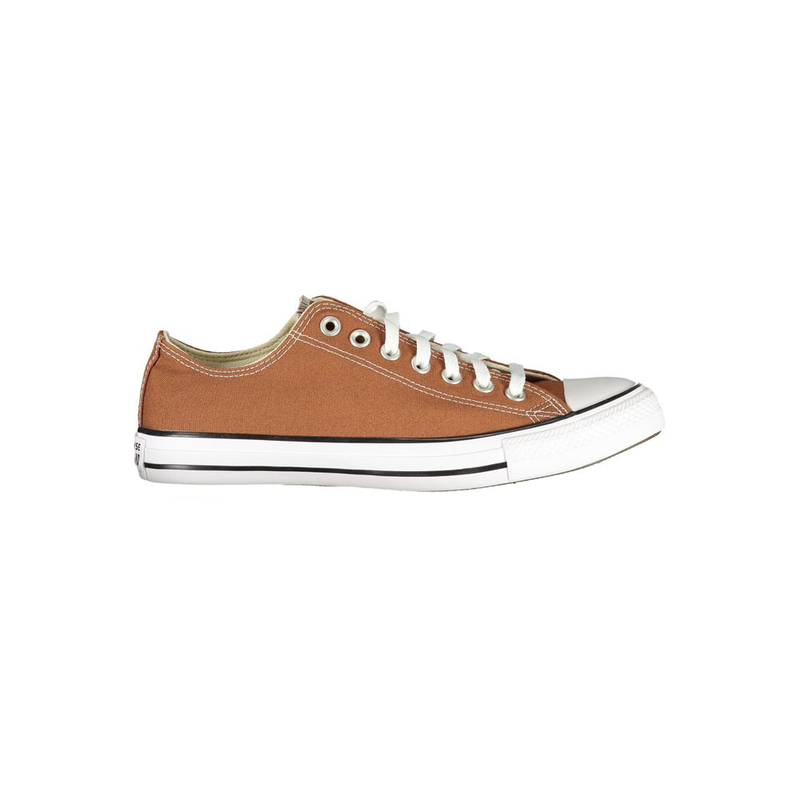 Marrone polyester unisex sneaker-null