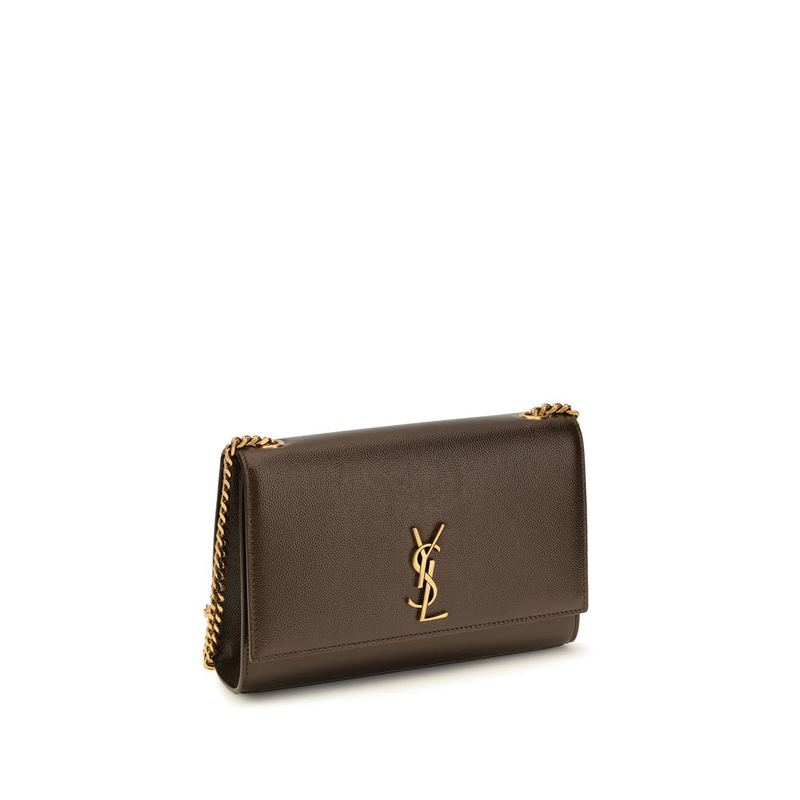 Brown calf leather bos taurus shoulder bag-null