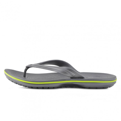 Crocs unisex crocband flip, Graphite, medium