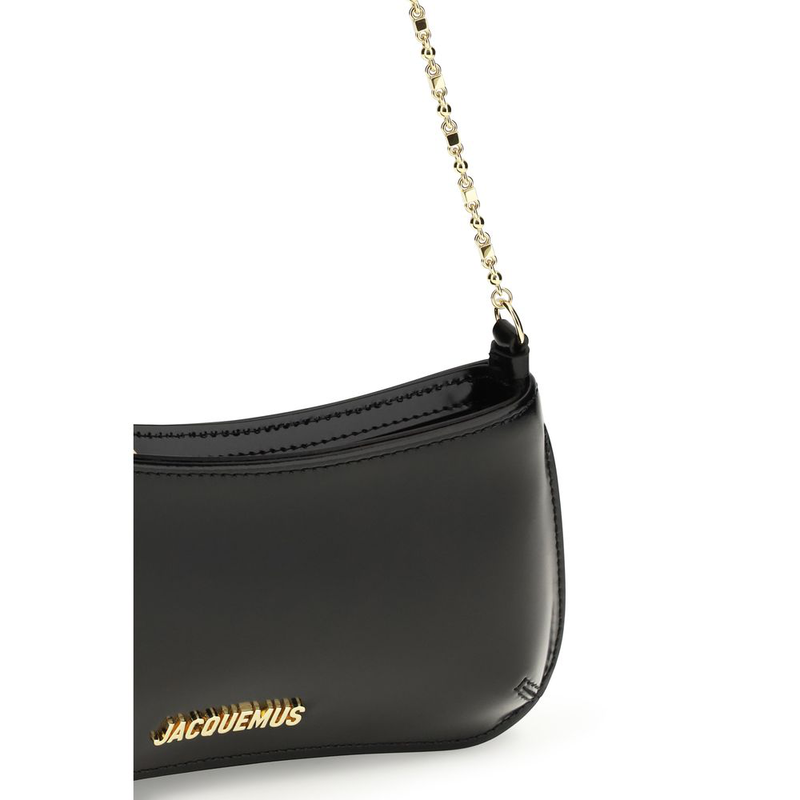 Black calf leather bos taurus shoulder bag-null
