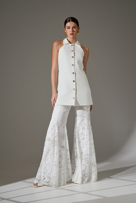 Be you lace trousers, White, medium