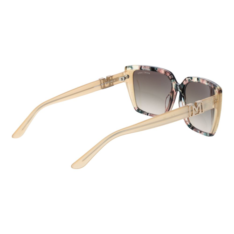 Beige acetate sunglasses-null