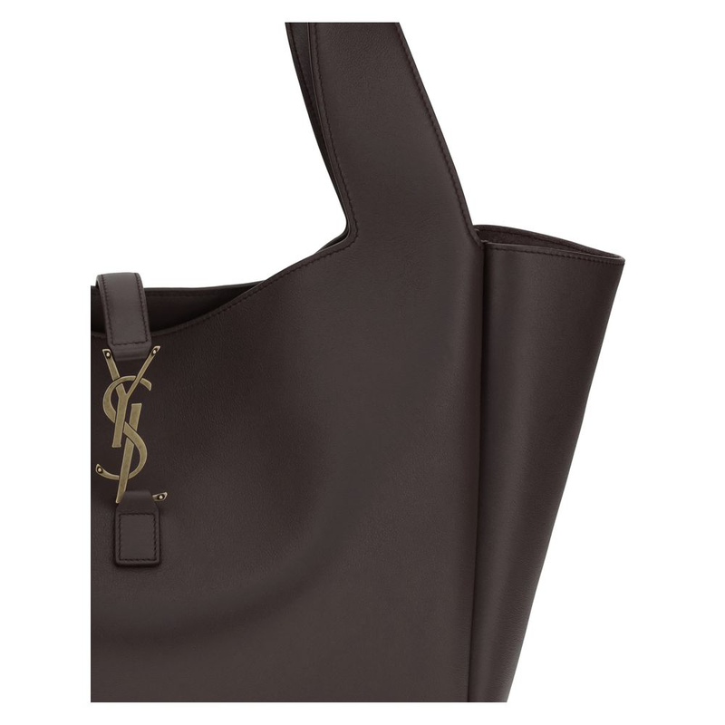 Brown calf leather bos taurus shoulder bag-null