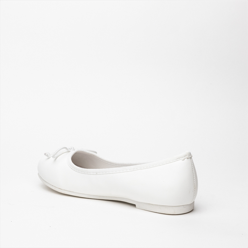 Miss belgini white ballet shoes for girls-null