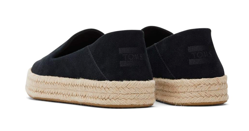 Toms carolina black suede-null