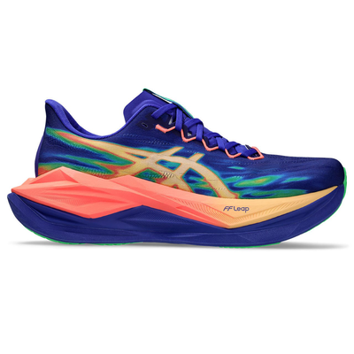 Asics unisex superblast 3, Blue/orange, medium