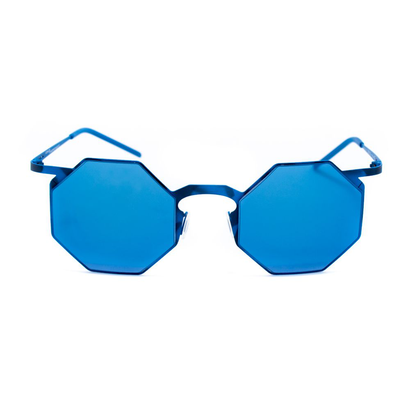 Blue metal sunglasses-null