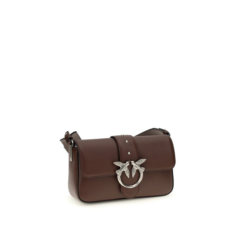 Brown calf leather bos taurus shoulder bag-null