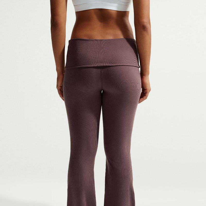 Womens chill knit mid-rise tight ribbed pant-null