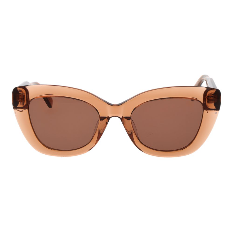 Beige plastic sunglasses-null