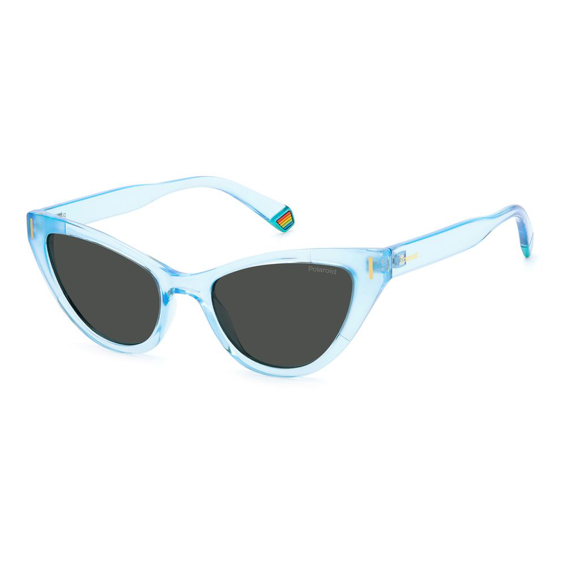 Blue plastic sunglasses-null