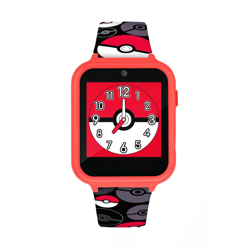 Pok&eacute;mon red printed character printed strap smart watch-null