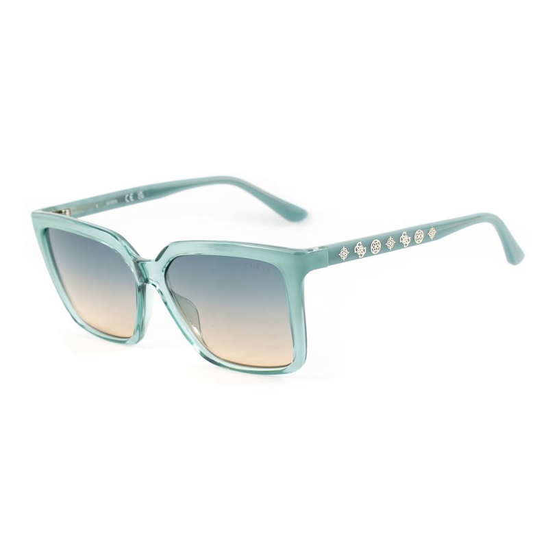 Blue resin sunglasses-null