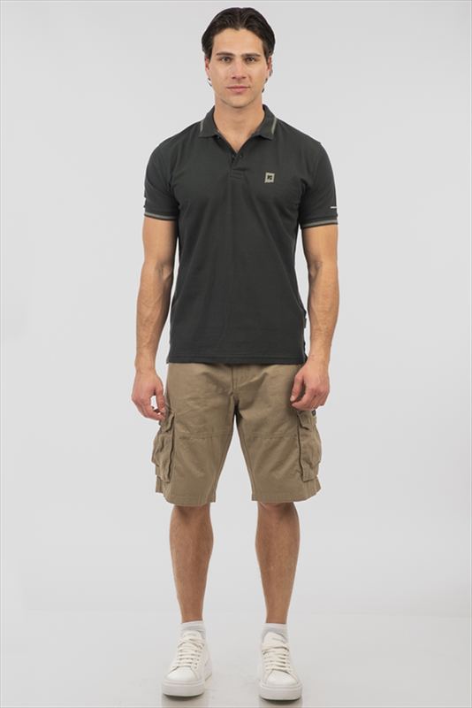 Rebase regular fit cargo shorts-null