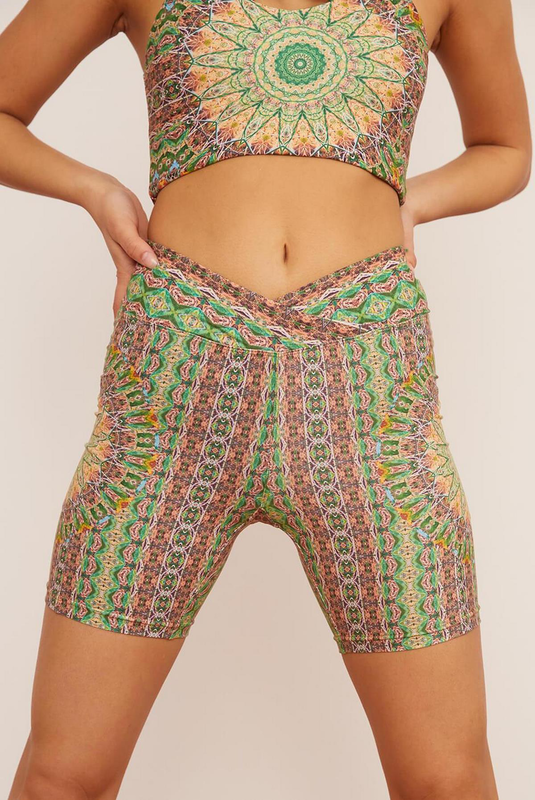 Product image: Wolven midi bike short in fauna-null
