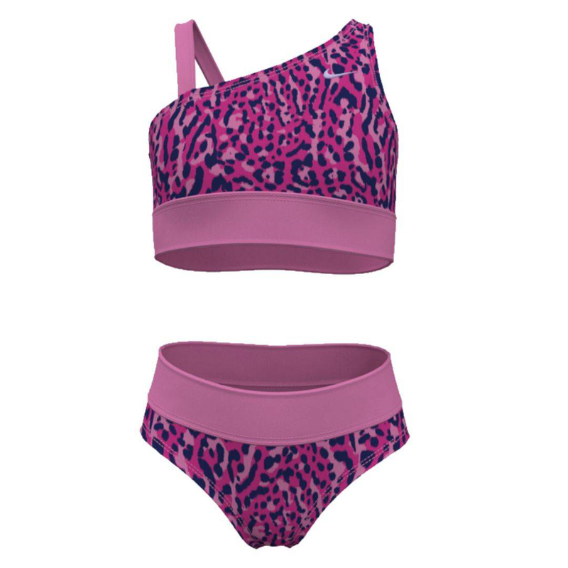 Young girl assymmetrical top & bikini set image number null
