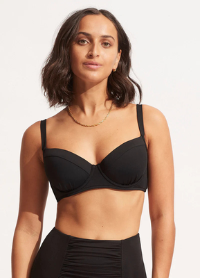 Collective dd cup underwire bra, Black, medium