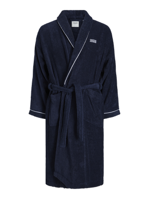 Jacpiping bathrobe, Navy Blazer, medium