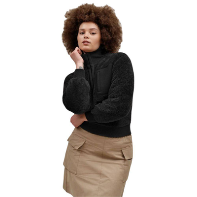 Janeann half zip, Black Janeann half zip, Black, medium