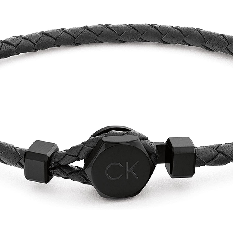 Calvin Klein latch black men's bracelet-null