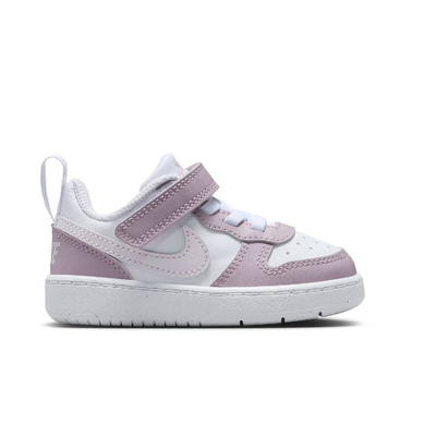 Court borough low recraft infant shoes, White / Plum Fog, medium