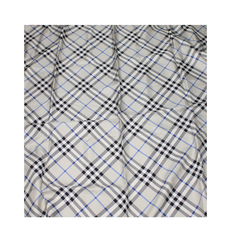 Gray silk foulard-null