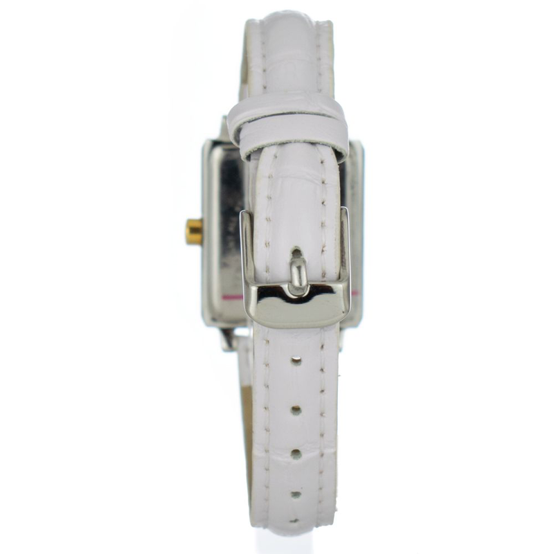 Multicolor leather dress watch-null