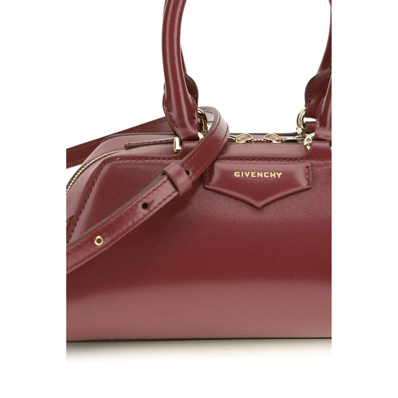 Bordeaux calf leather bos taurus handbag-null