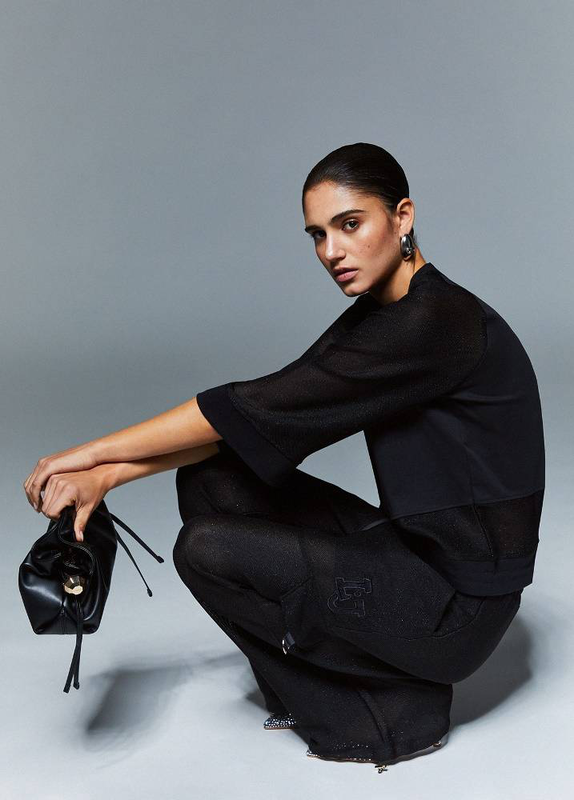 Mesh cargo trousers-null