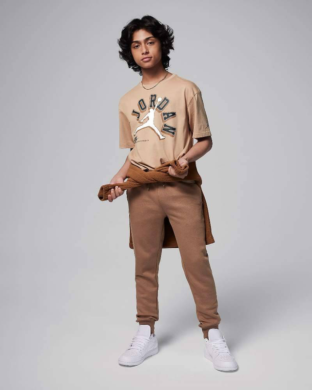 Boys mj flight mvp hbr fleece pant-null