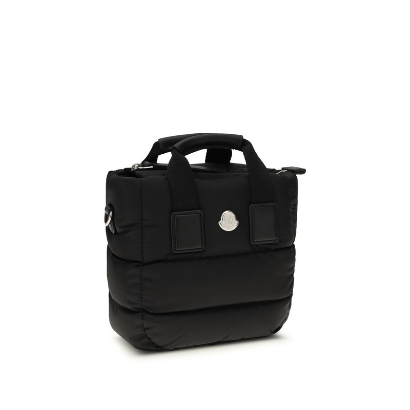 Black polyamide handbag-null