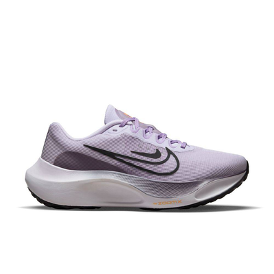 Womens zoom fly 5 running shoes, Barely Grape, medium