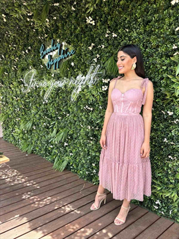 Midi tulle dress image number null