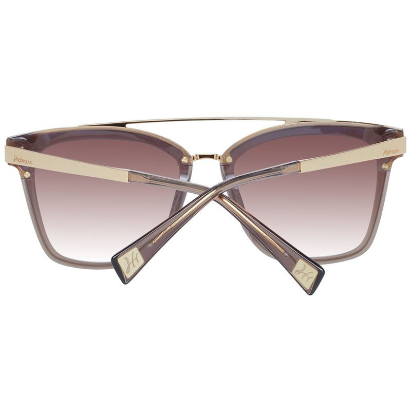 Brown metal sunglasses-null