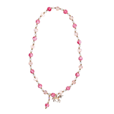 Great pretenders boutique pink crystal necklace assorted, , medium