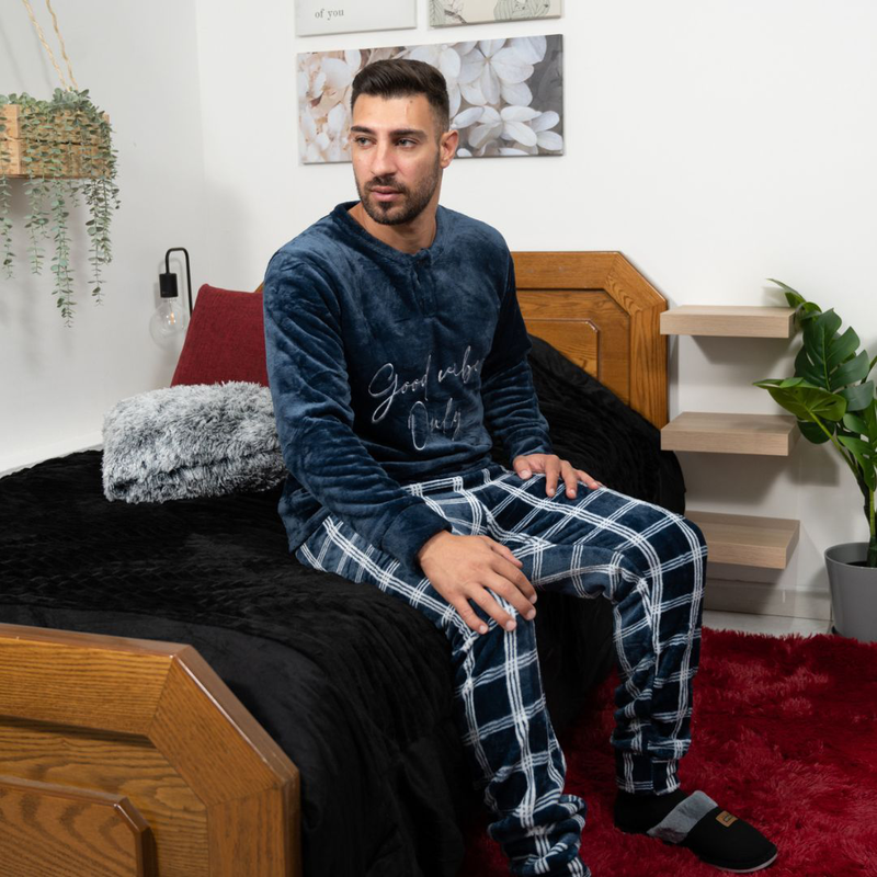 Men pajama velvet fleece #q2746 image number null