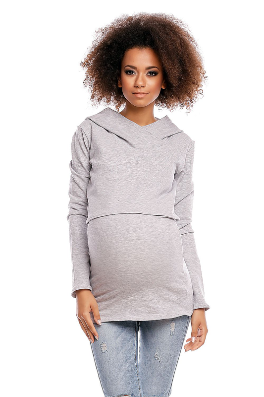 Maternity sweatshirt model 84457 peekaboo image number null