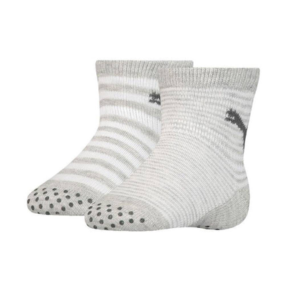 Baby sock abs 2p, Grey, medium