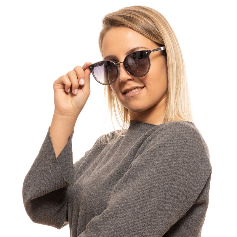 Gray metal & plastic sunglasses-null