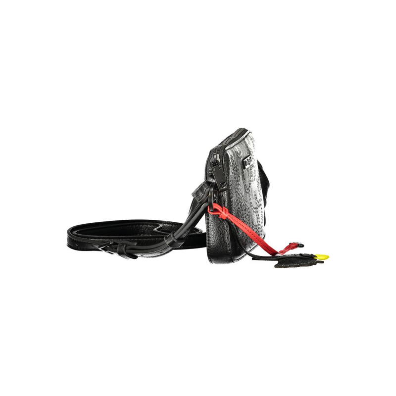 Nero poliuretano woman bag-null