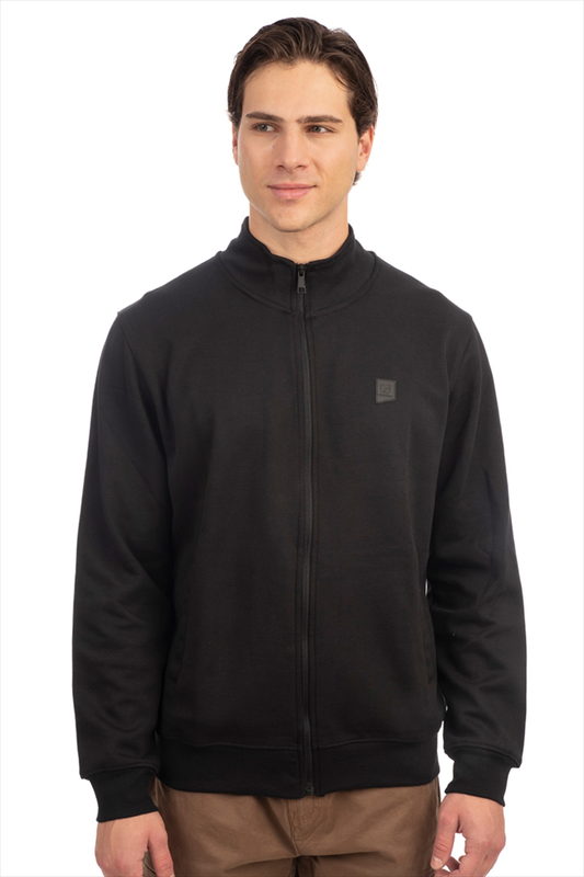 Rebase brashed fleece full zip-null