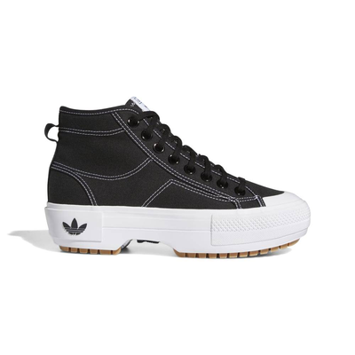 Adidas nizza trek w, Black / White, medium