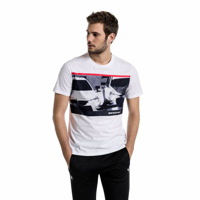 Bmw motorsports nghtcat t-shirt, White, medium