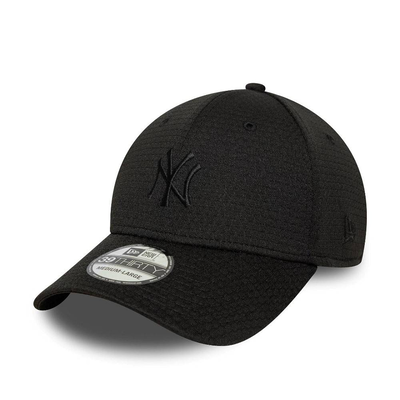 Stretch mesh 39thirty  york yankees stretch-fit cap, Black, medium
