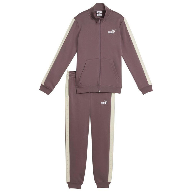 Puma junior essentials tape full zip sweatsuit fleece-null