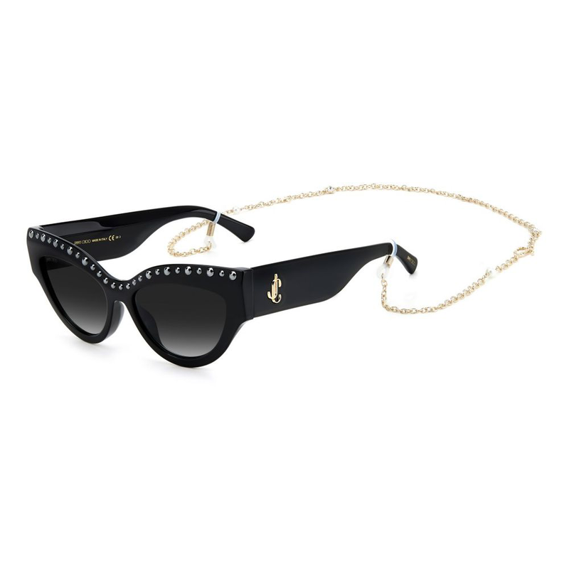 Black acetate sunglasses-null