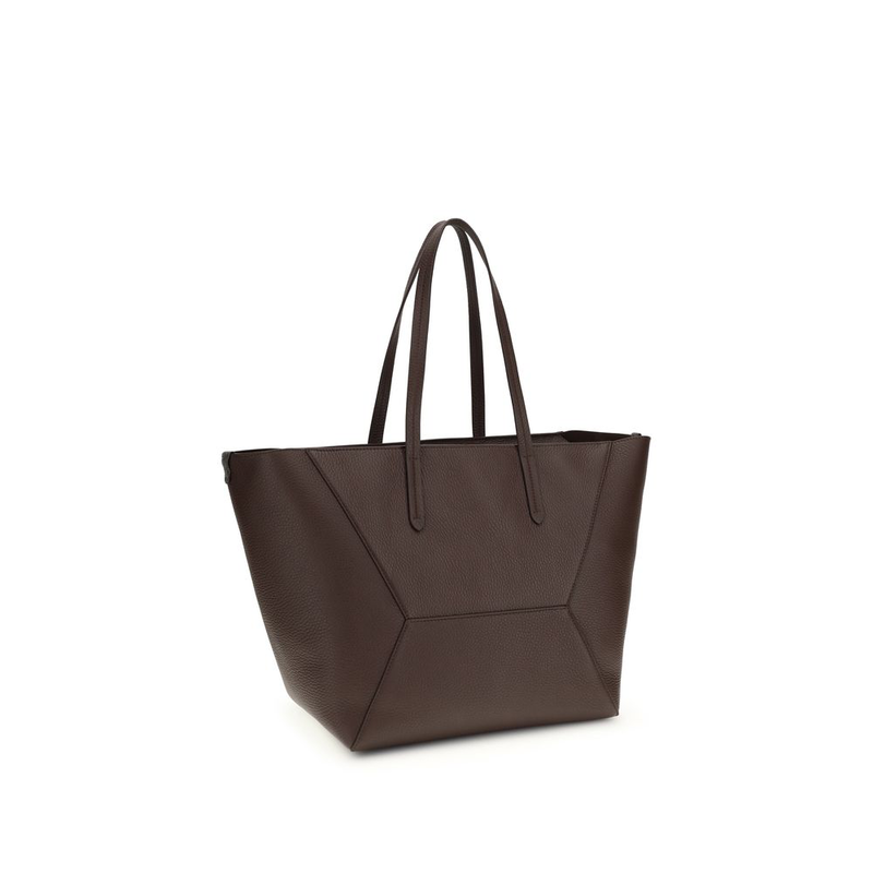 Brown calf leather bos taurus shoulder bag-null