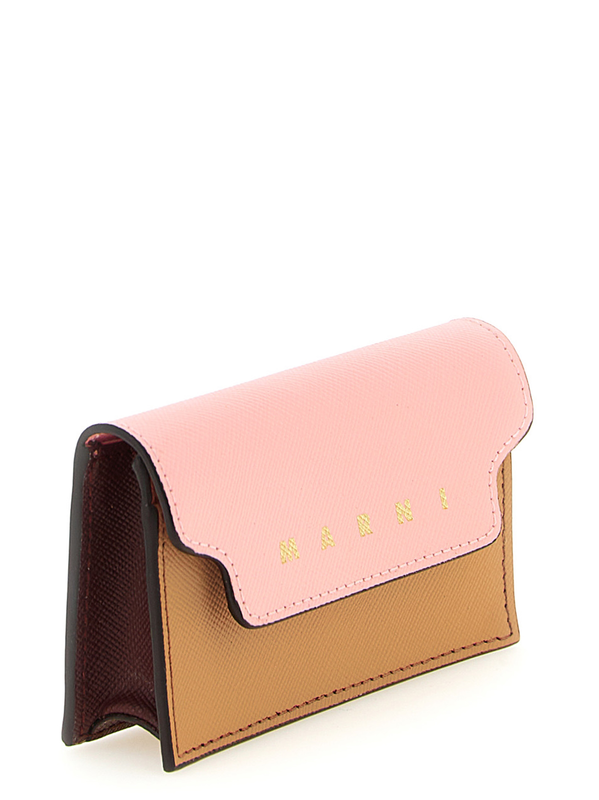 Multicolor calfskin cardholder-null